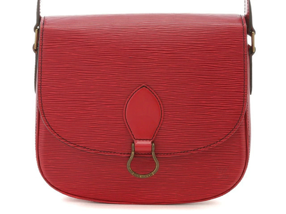 LOUIS VUITTON Saint Cloud Shoulder Bag Epi Leather